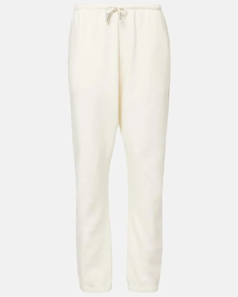 The Row Pantaloni sportivi Teo in cashmere Bianco