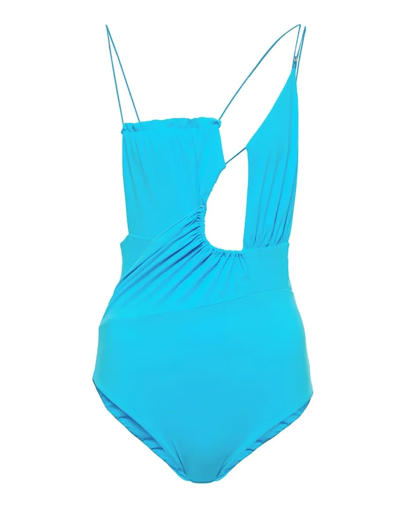 Nensi Dojaka Costume intero con cut-out Blu