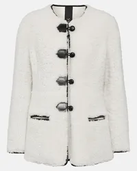 BLANCHA Giacca in shearling e pelle Bianco