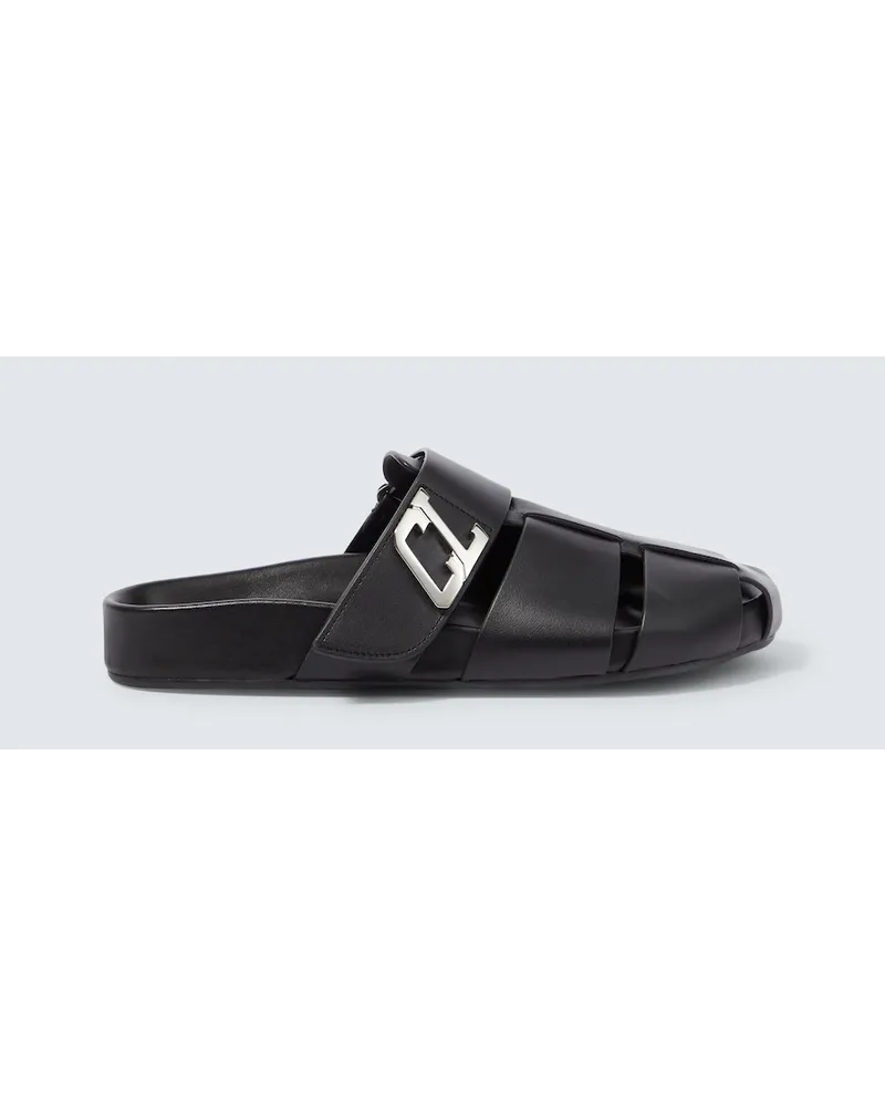 Christian Louboutin Slippers Abubizz in pelle Nero