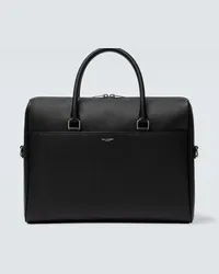 Saint Laurent Ventiquattrore Duffle in pelle Nero