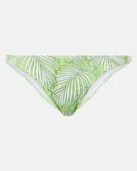 Melissa Odabash Slip bikini Alba con stampa Verde