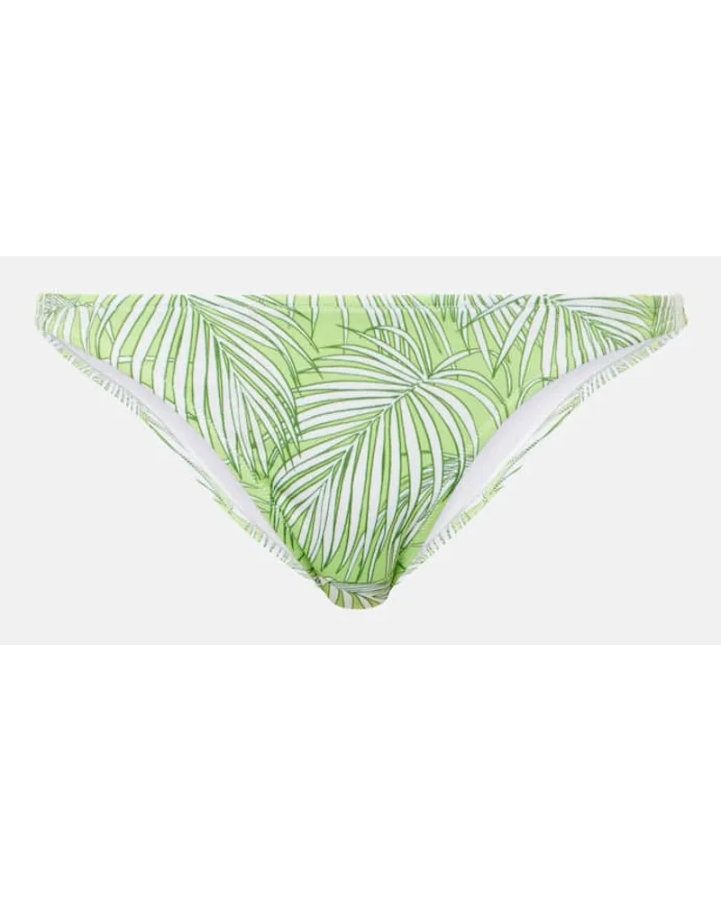Melissa Odabash Slip bikini Alba con stampa Verde