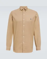 Ralph Lauren Camicia in cotone a maniche lunghe Beige