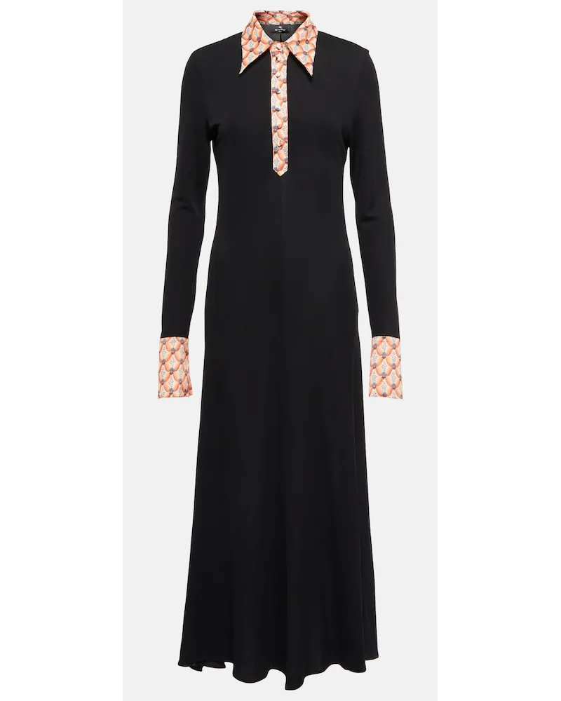 Etro Abito maxi in crÃªpe Nero