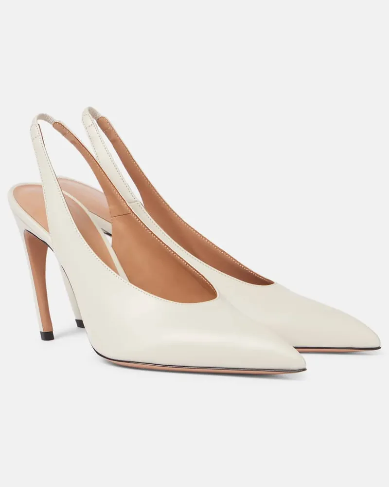 ATTICO Pumps slingback Viper 95 in pelle Bianco