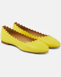 Chloé Chloé Ballerine Lauren in pelle Giallo