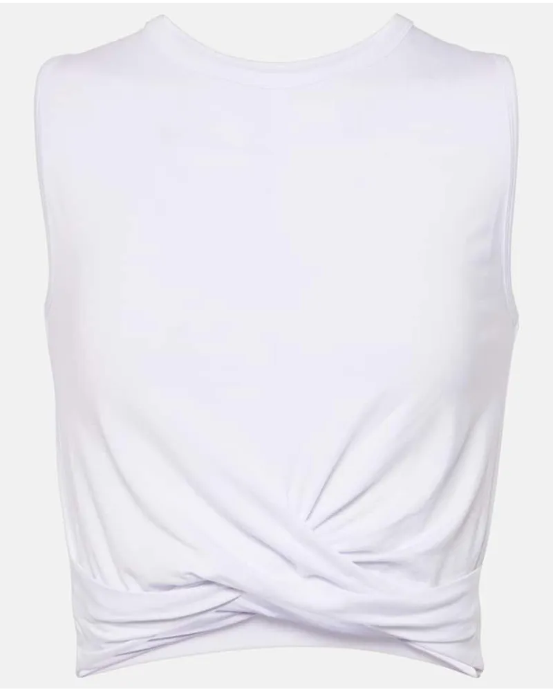 alo Top cropped Cover in jersey Bianco