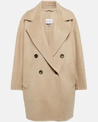 Max Mara Cappotto doppiopetto Quai in cashmere Beige