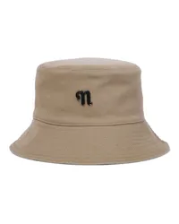 Nanushka Cappello da pescatore Caran in canvas Beige