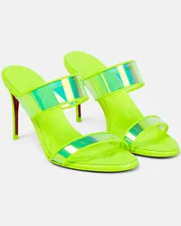 Christian Louboutin Sandali Just Loubi in PVC Giallo