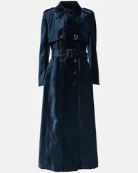 Tom Ford Trench in velluto Blu