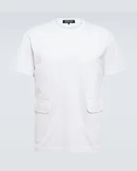 Comme des Garçons Comme des Garçons Homme Deux T-shirt in jersey di cotone Bianco