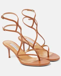 Aquazzura Sandali infradito Baia in pelle Neutro