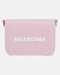 Balenciaga Clutch portafoglio Cash Mini Rosa