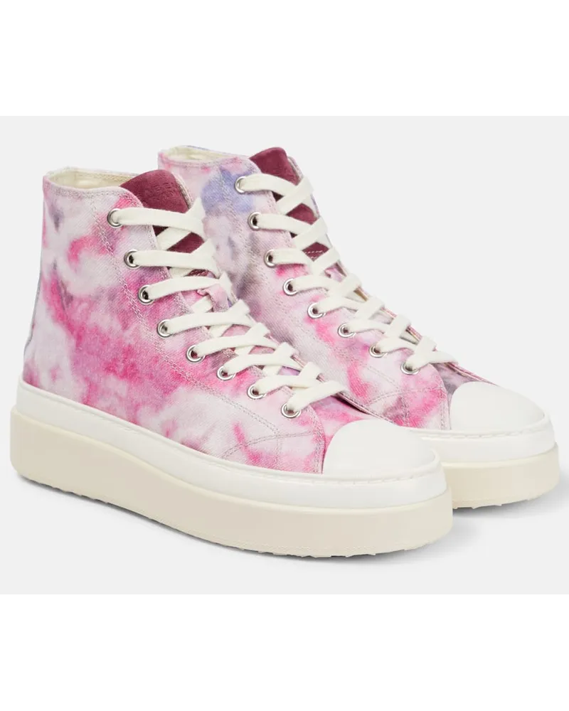 Isabel Marant Sneakers alte Austin con stampa Multicolore