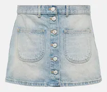 Courrèges Minigonna di jeans Multiflex