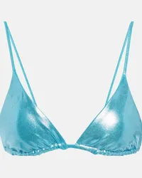 JADE SWIM Top bikini a triangolo Via Blu