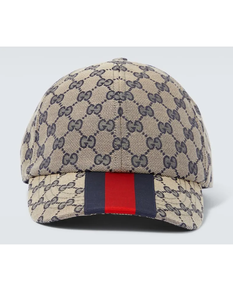 Gucci Cappello da baseball in canvas GG Beige