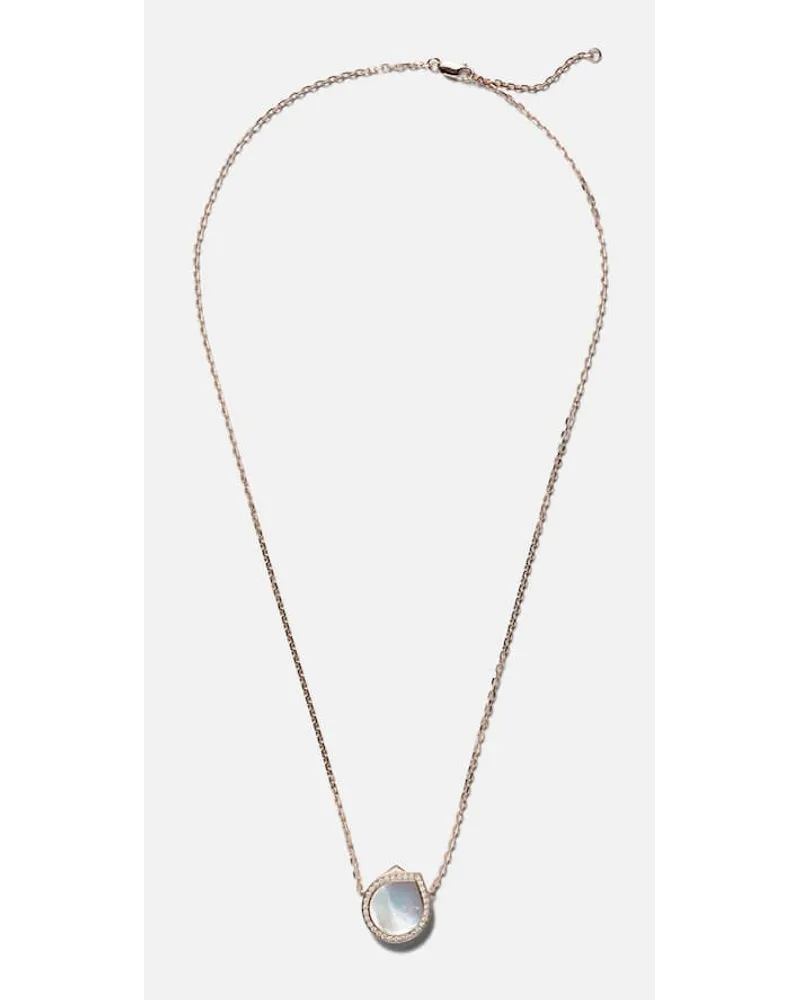 Repossi Collana Antifer in oro rosa 18kt con madreperla e diamanti Oro
