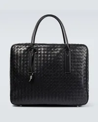 Bottega Veneta Ventiquattrore in pelle Intrecciato Nero