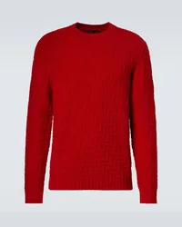 Prada Pullover in lana e cashmere Rosso