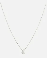 Repossi Collana Serti Sur Vide in oro bianco 18kt con diamanti Bianco