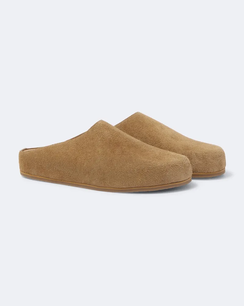 Studio Nicholson Mules Wearing in suede Beige