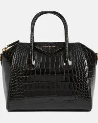 Givenchy Borsa Antigona Small in pelle stampata Nero