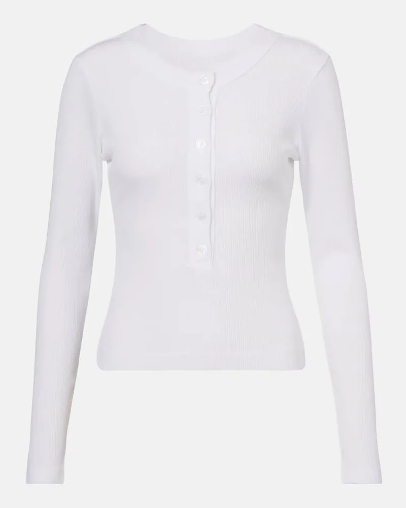 Citizens of humanity Camicia Varra in maglia a coste Bianco