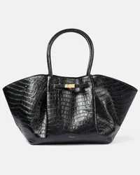 DeMELLIER Borsa in pelle stampata Nero