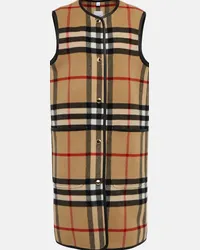 Burberry Gilet in lana Vintage Check Multicolore