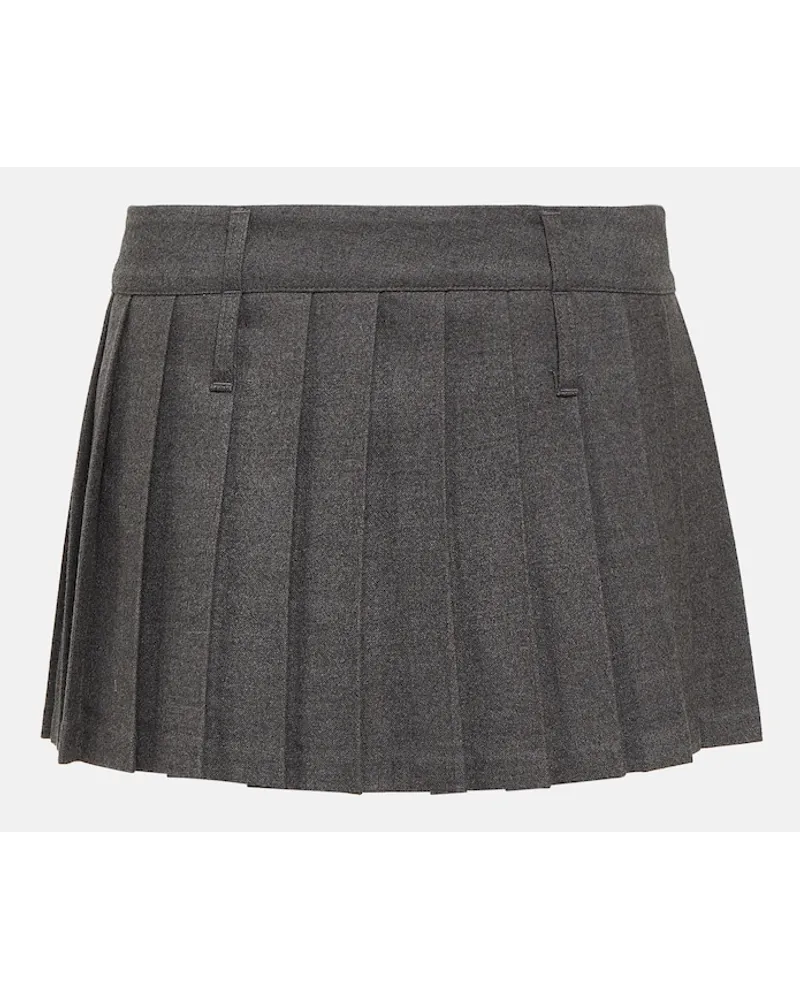 FRANKIE Shop Minigonna Blake a pieghe Grigio