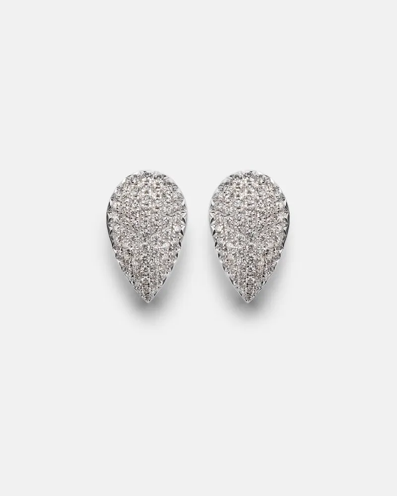Suzanne Kalan Orecchini in oro bianco 18kt con diamanti Oro