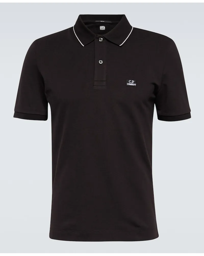 C.P. Company Polo in misto cotone piquÃ Nero