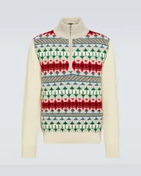 Loro Piana Pullover Noel Fair Isle in cashmere Multicolore