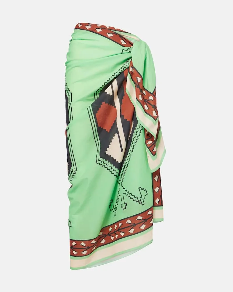 Johanna Ortiz Pareo in cotone con stampa Verde
