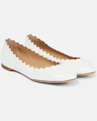 Chloé Chloé Ballerine Lauren in pelle Bianco