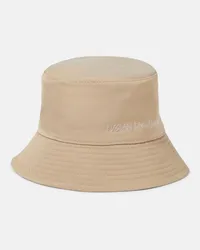 RUSLAN BAGINSKIY Cappello da pescatore in gabardine Beige