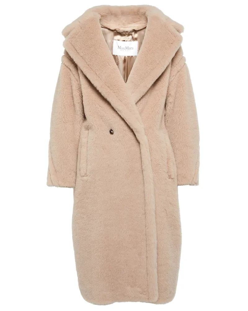 Max Mara Cappotto Teddy Bear Icon in alpaca, lana e seta Rosa