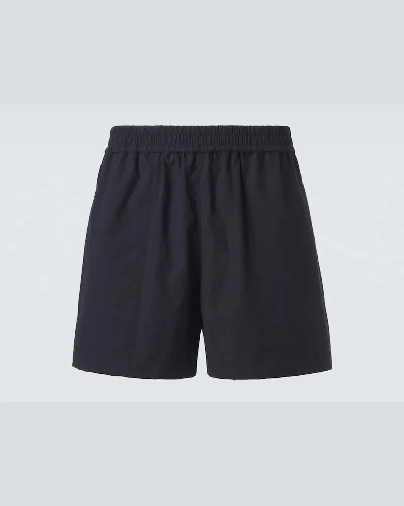 Studio Nicholson Shorts Elio in cotone Blu