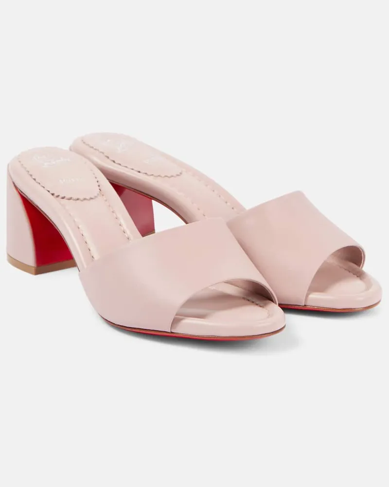 Christian Louboutin Mules Jane 55 in pelle Rosa