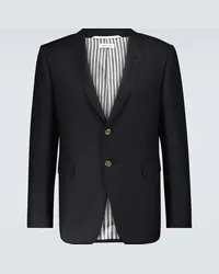 Thom Browne Blazer monopetto in lana Blu