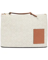 Loewe Paula's Ibiza - Bustina Anagram in jacquard Grigio