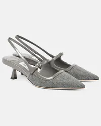 Jimmy Choo Pumps slingback Didi 45 con pelle Grigio