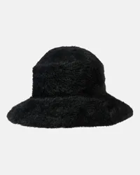 Saint Laurent Cappello da pescatore in bouclé Nero