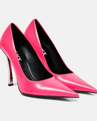 Versace Pumps Pin-Point in pelle Rosa