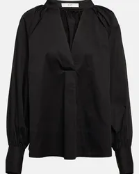 Co Blusa oversize in cotone Nero