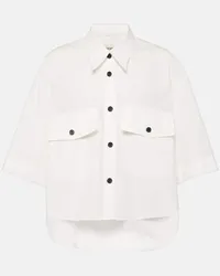 KHAITE Camicia Mahsha in cotone Bianco