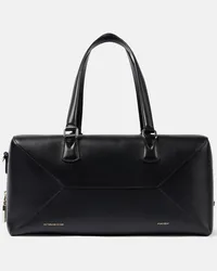 Victoria Beckham Borsa da viaggio Gym Medium in pelle Nero